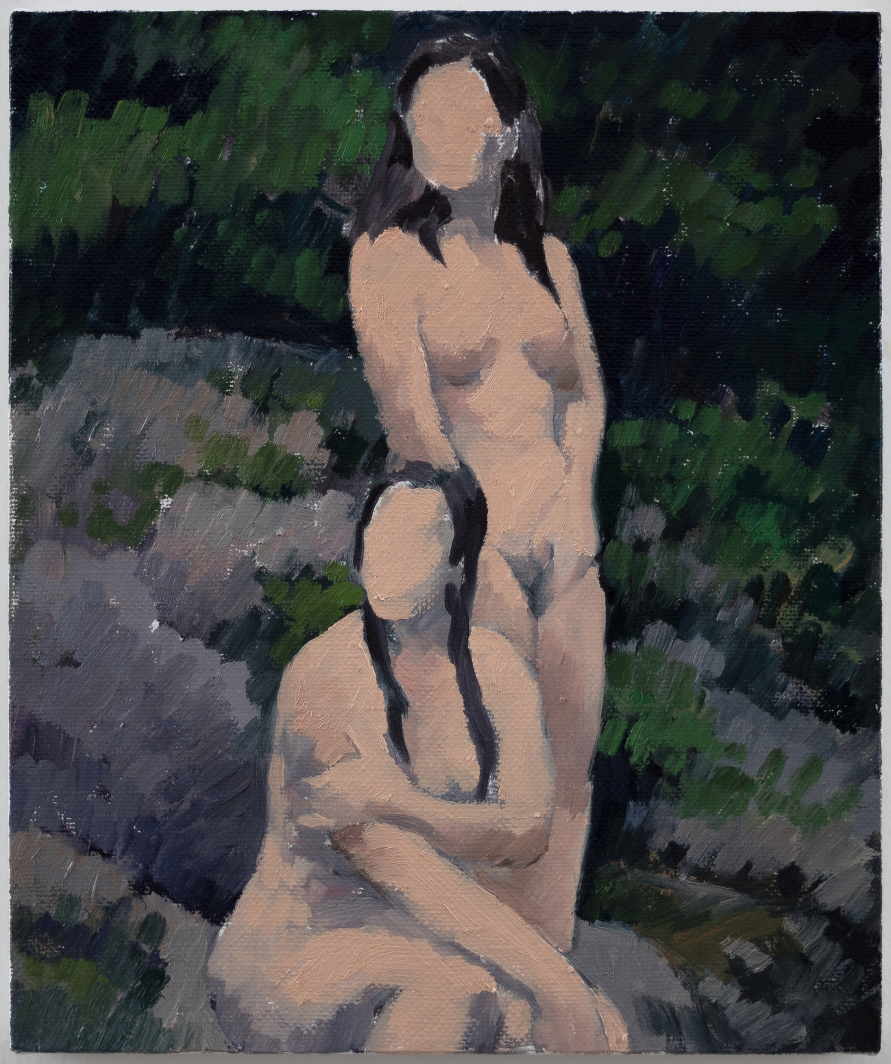 26 女人体与自然 a Female Nudes in Nature a 30×25cm oil on canvas 2017.jpg